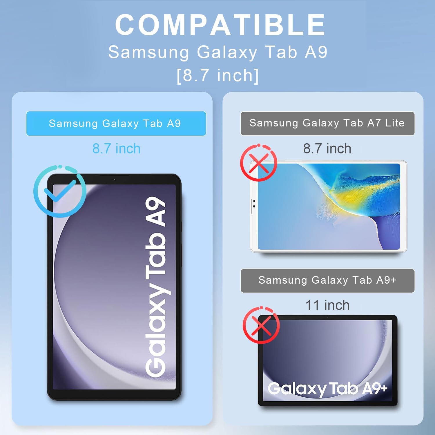 Per Samsung Galaxy Tab A9 SM-X - Cheap Tablet Accessories recensione e prezzo